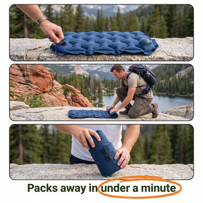 Packs away in under a minute