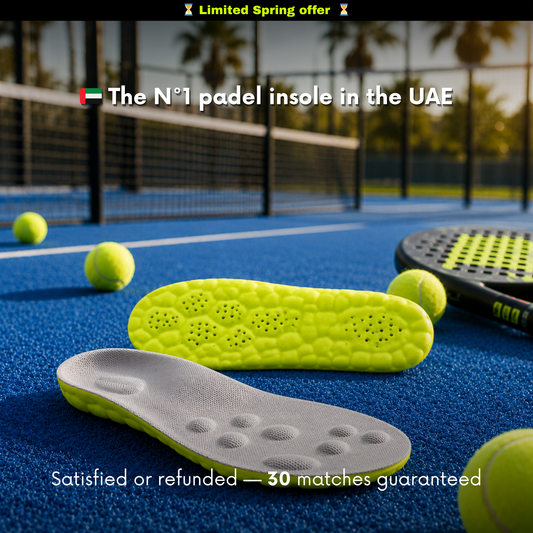 Mood Padel insoles - play longer, pain-free