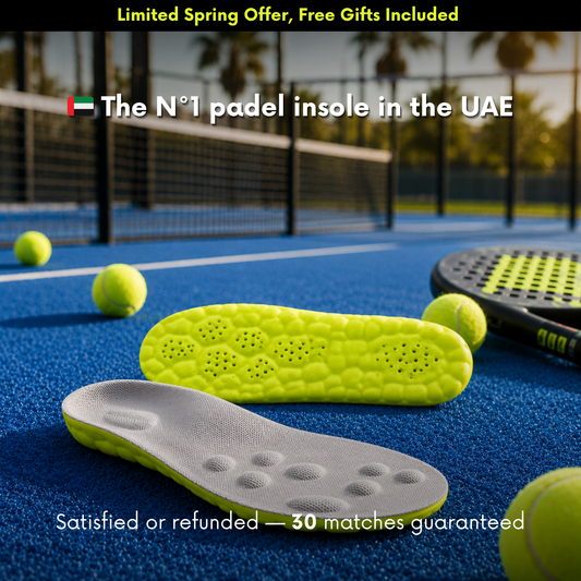 Mood Padel insoles - play longer, pain-free